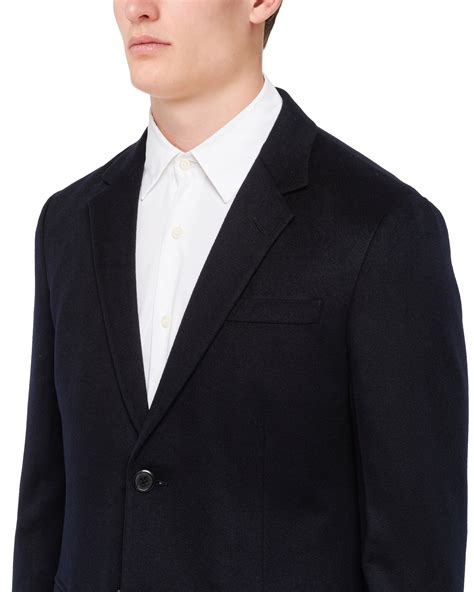 prada single breasted jacket